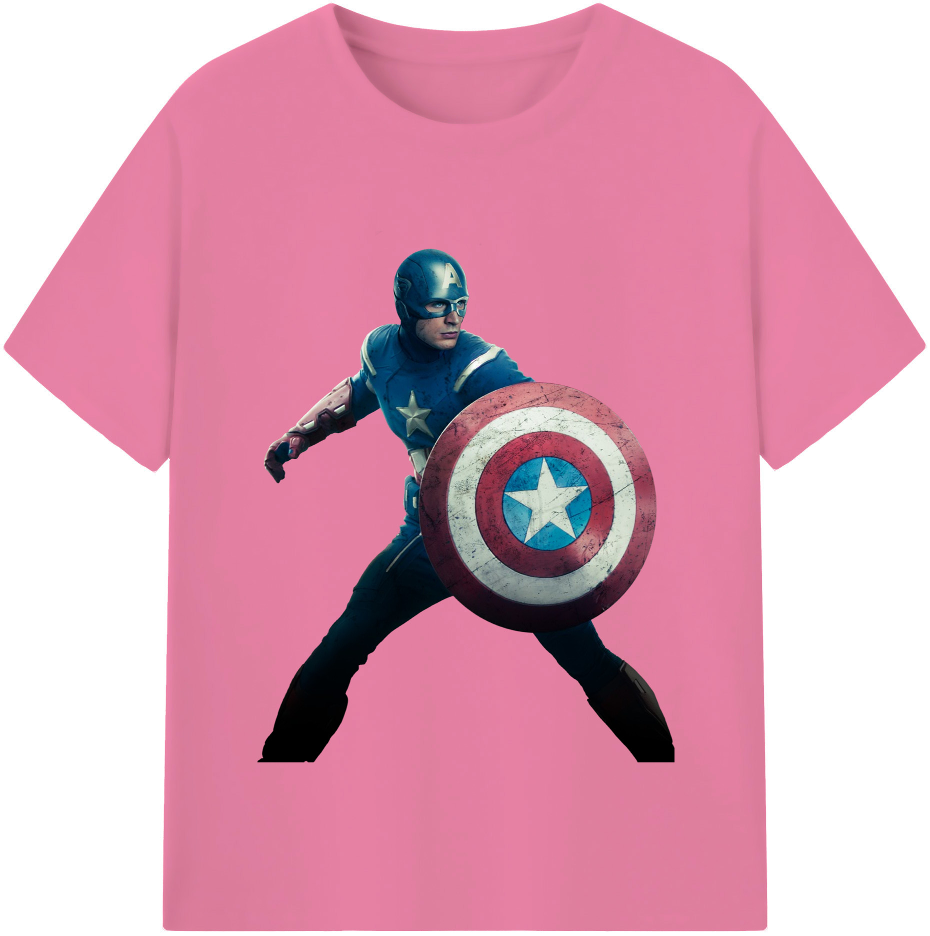 （画像用） アベンジャーズ The Avengers 綿100％半袖Tシャツ（フロントプリント）